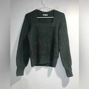 MADEWELL Melwood square neck sweater in coziest yarn